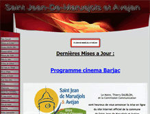 Tablet Screenshot of maruejols-et-avejan.fr